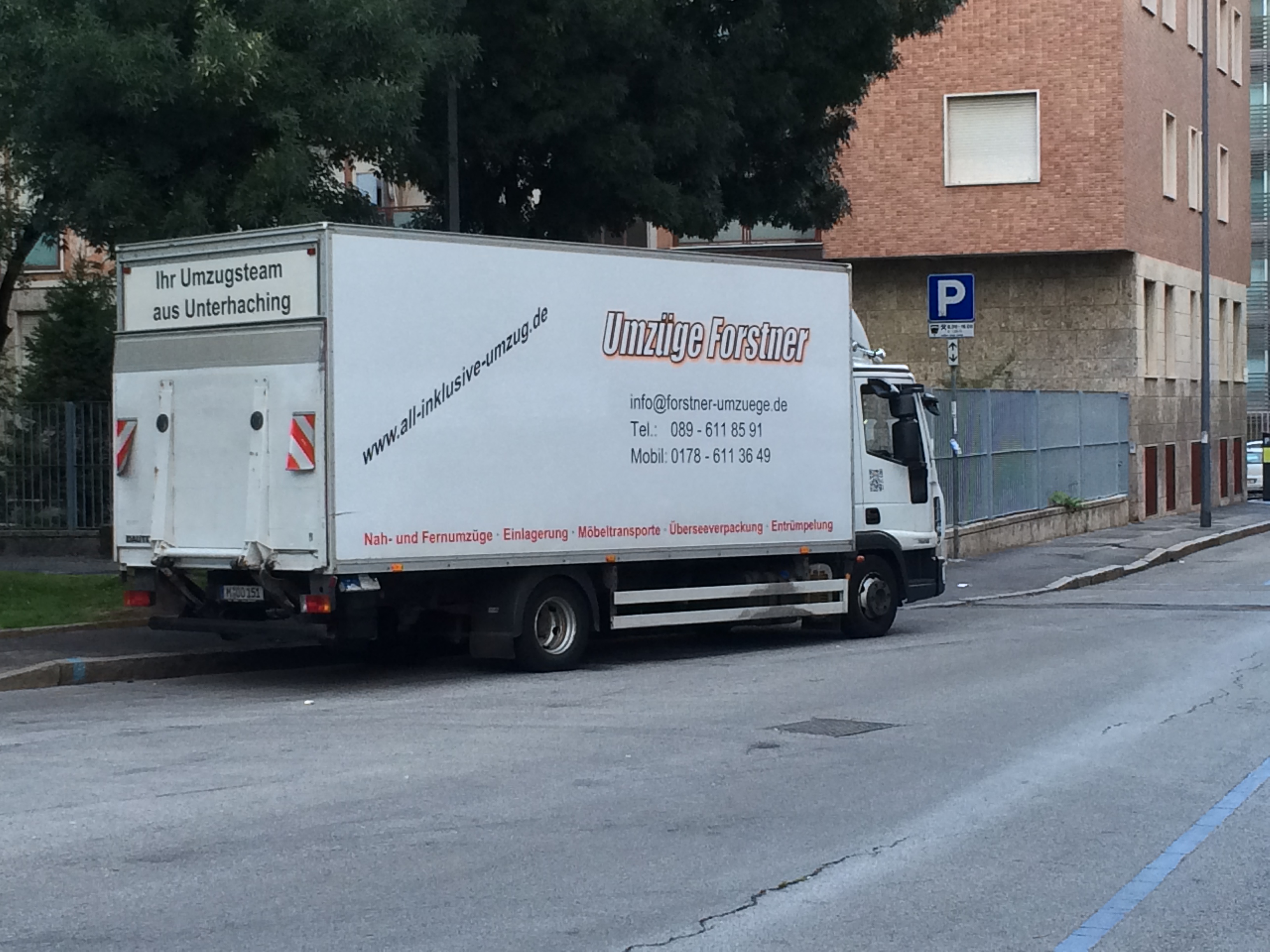 Messe "Fens" Mailand Transportlkw